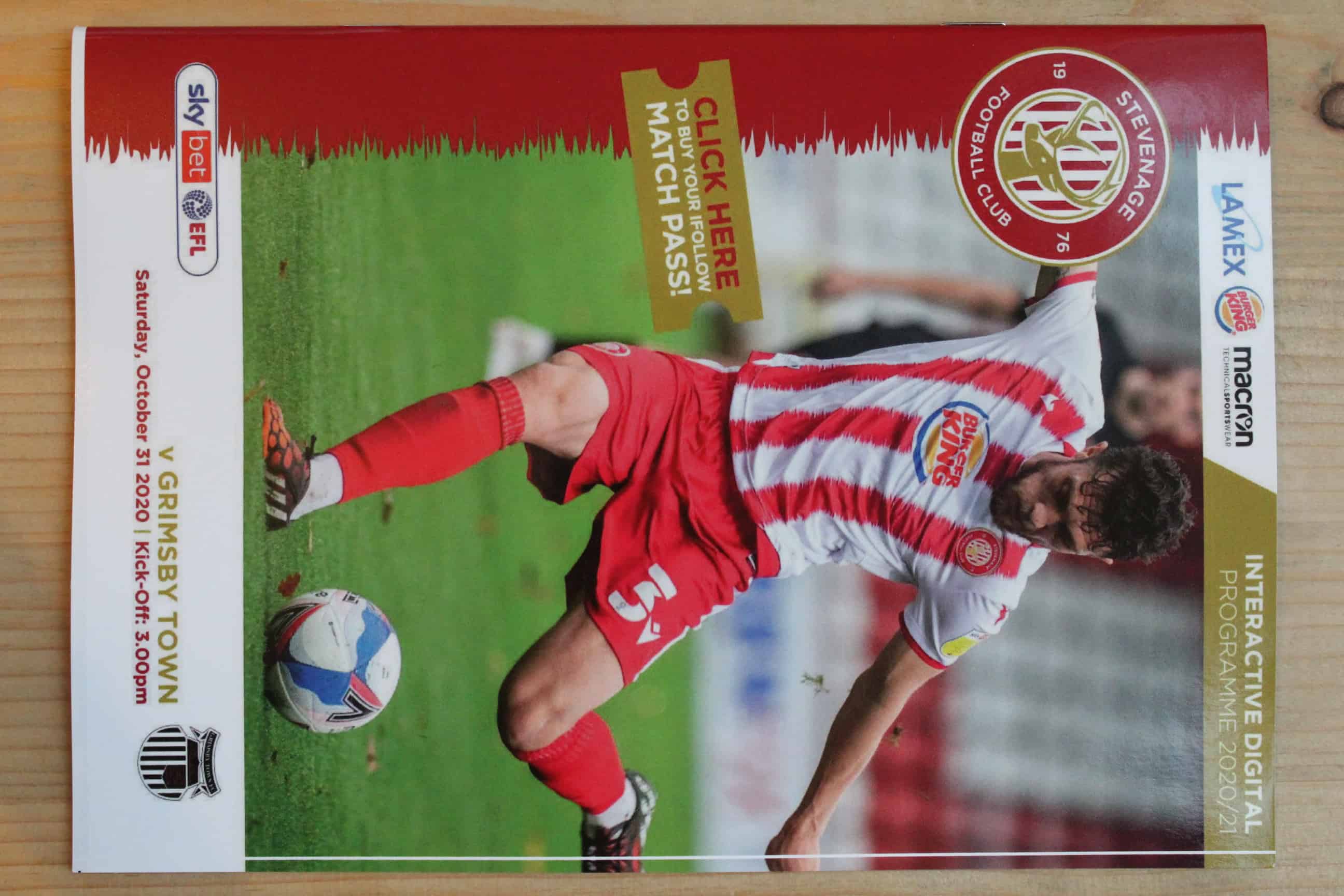 Stevenage Borough FC v Grimsby Town FC